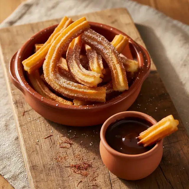 Churros con Chocolate